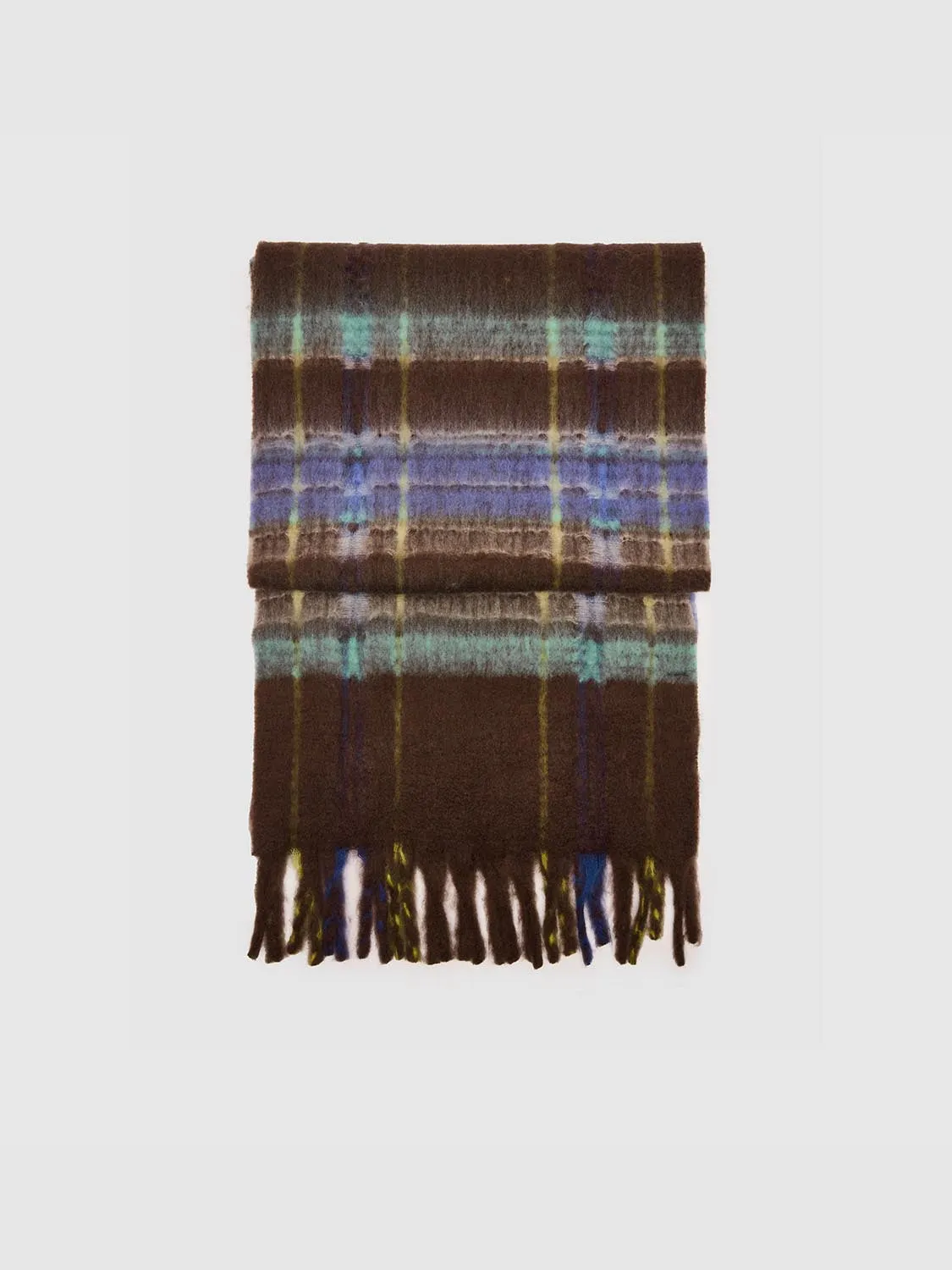 Tassel Hem Contrast Striped Scarf sold by Urban Revivo product image thumbnail 3