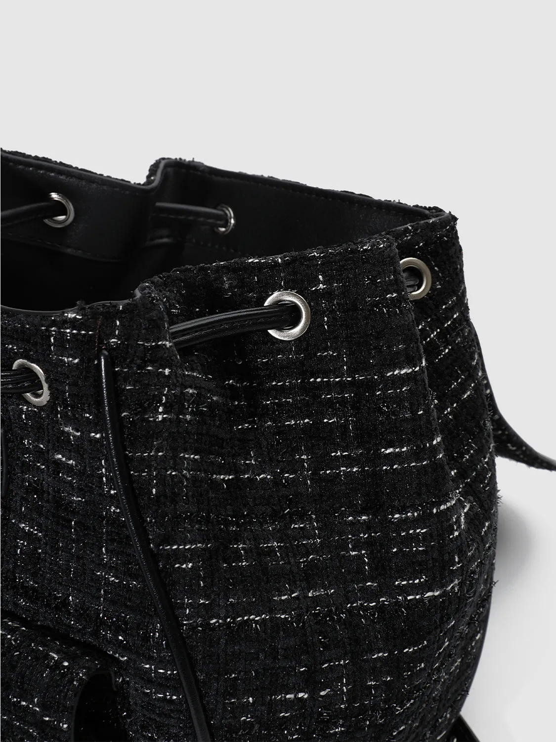 Chain Detail Tweed Backpacks sold by Urban Revivo product image thumbnail 4
