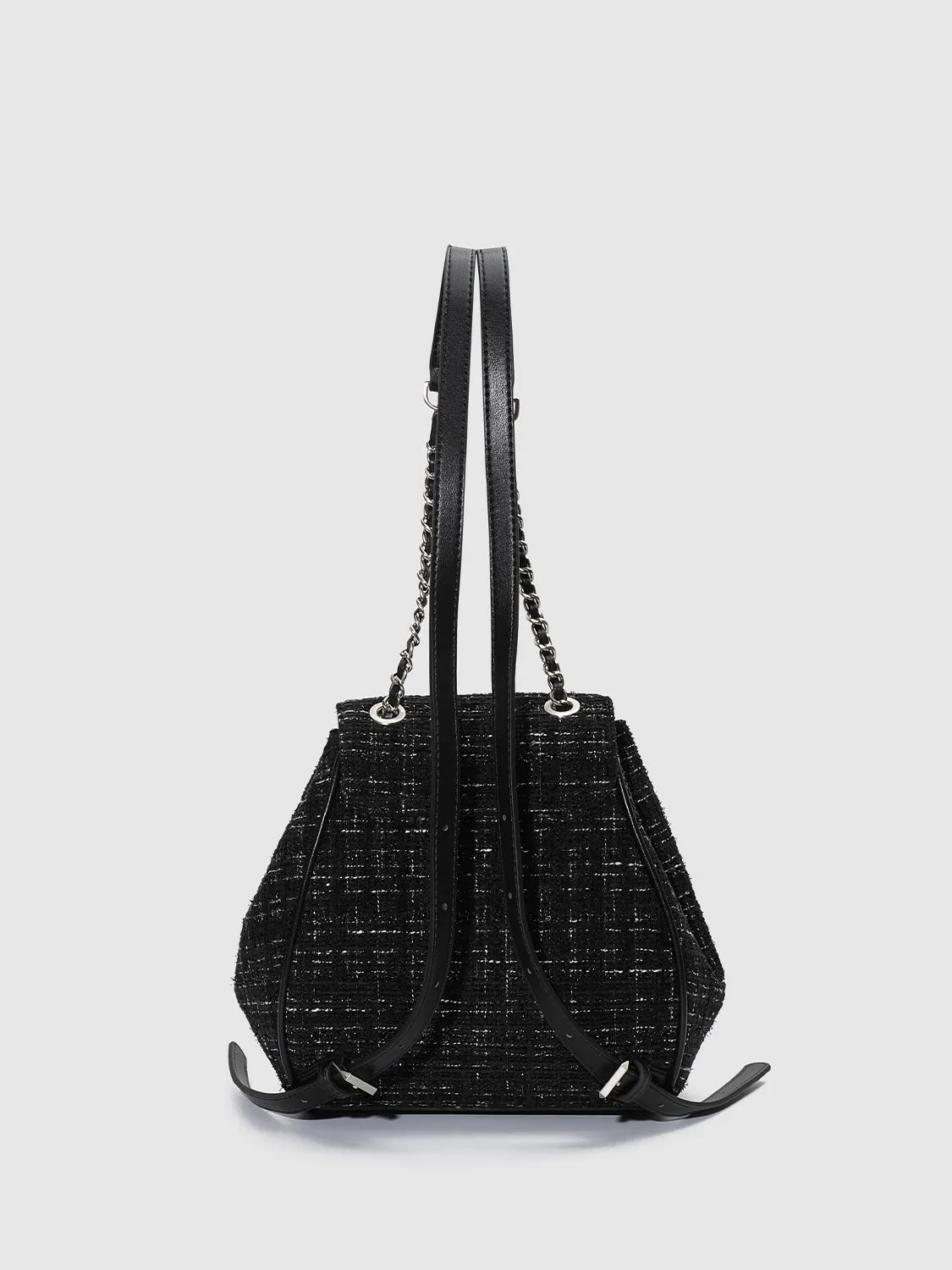 Chain Detail Tweed Backpacks sold by Urban Revivo product image thumbnail 2