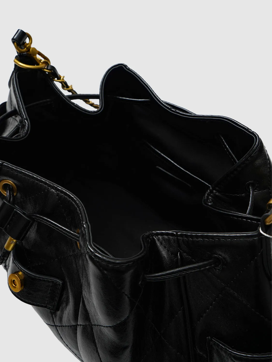 Chain Detail Faux Leather Backpacks sold by Urban Revivo product image thumbnail 5