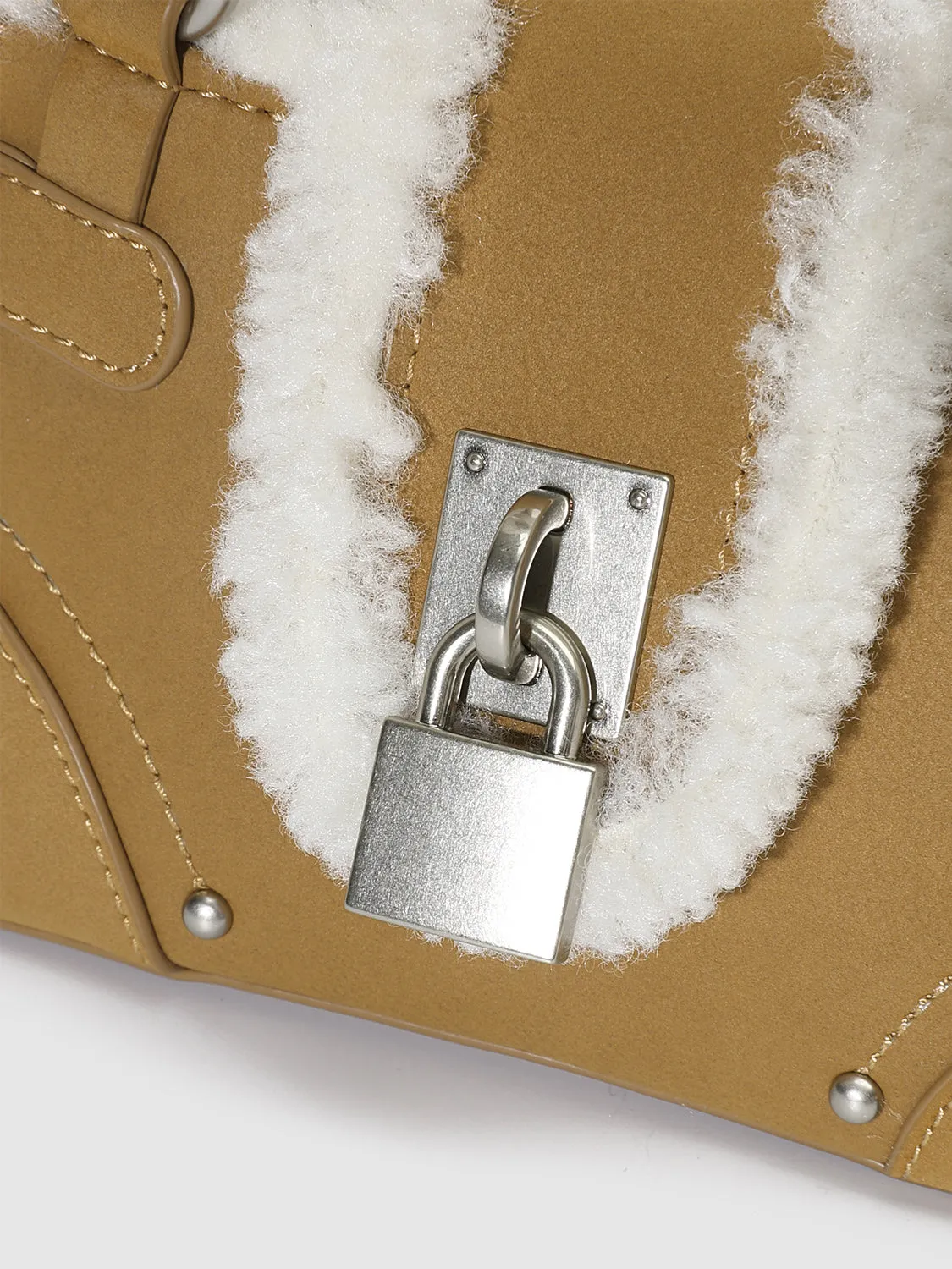 Faux Fur Handle Shoulder Bags sold by Urban Revivo product image thumbnail 4