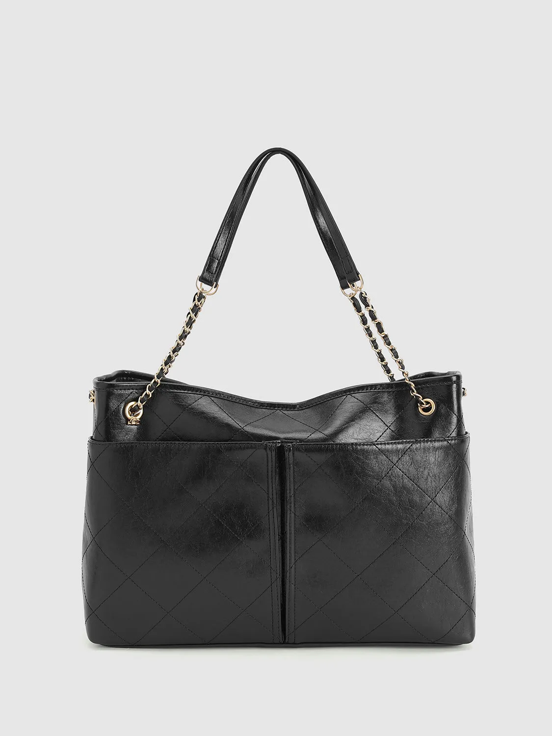 Faux Leather Oversize Shoulder Bags sold by Urban Revivo