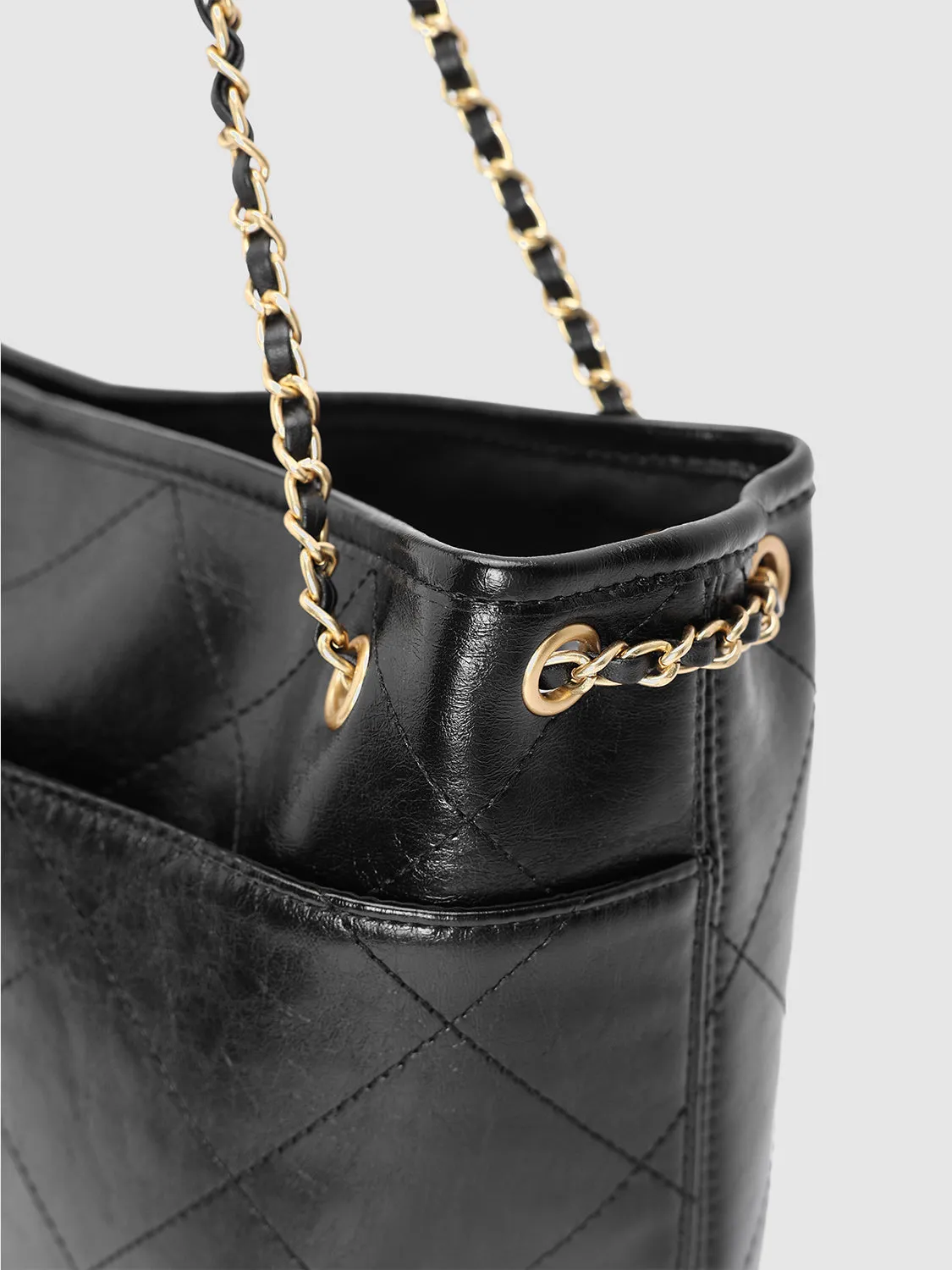 Faux Leather Oversize Shoulder Bags sold by Urban Revivo product image thumbnail 5