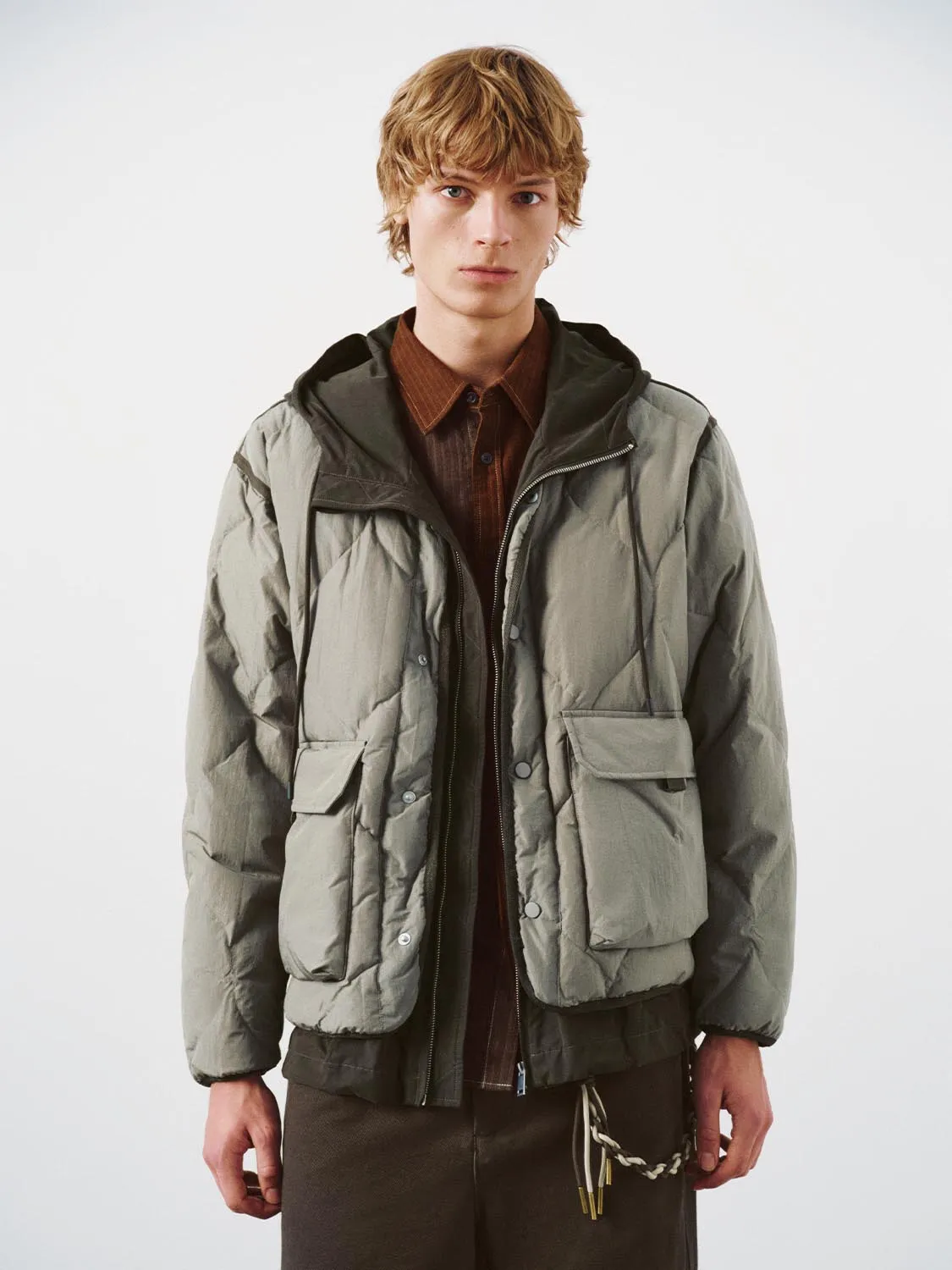 Hooded Quilted Down Jackets sold by Urban Revivo