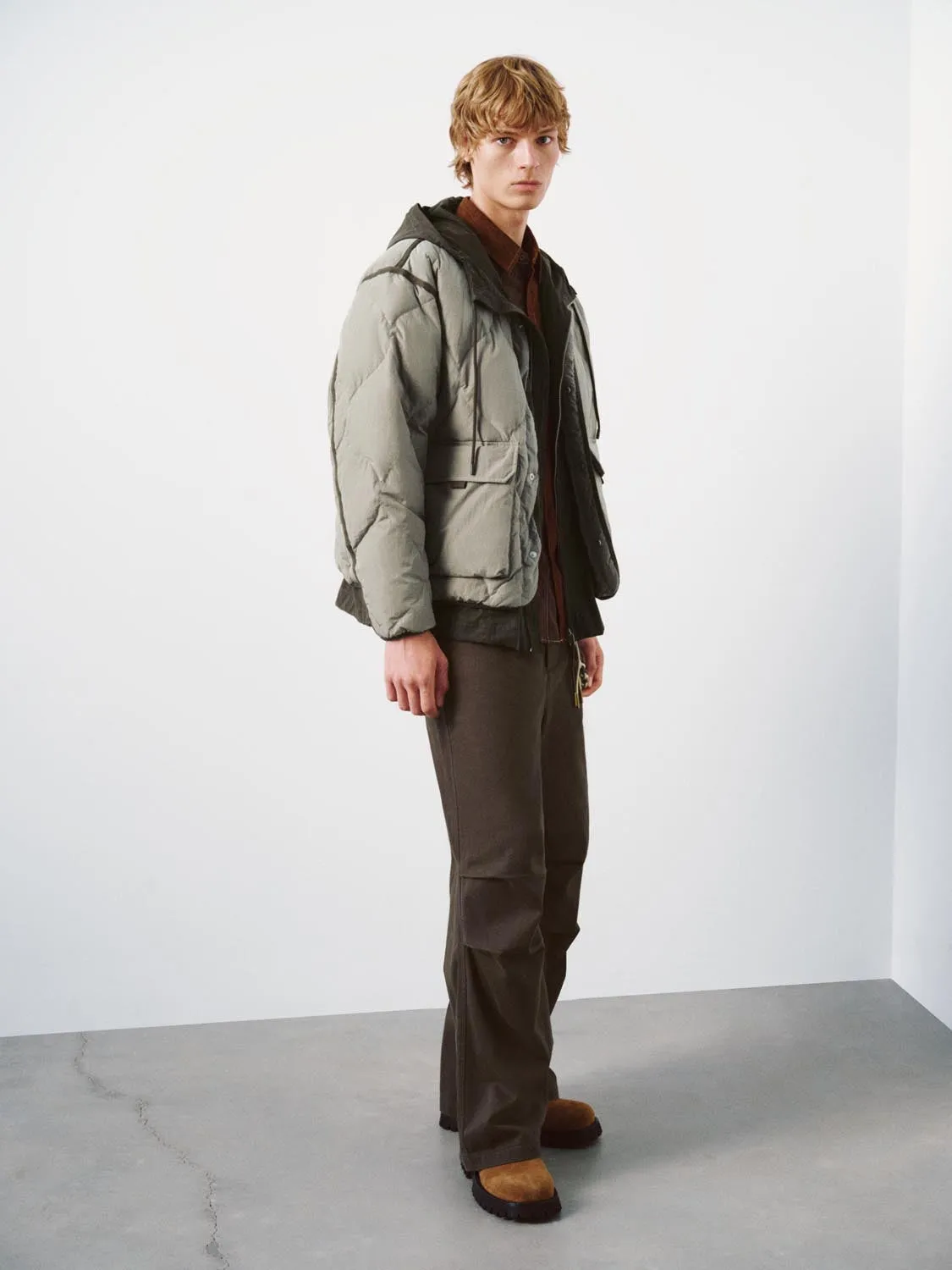 Hooded Quilted Down Jackets sold by Urban Revivo product image thumbnail 5