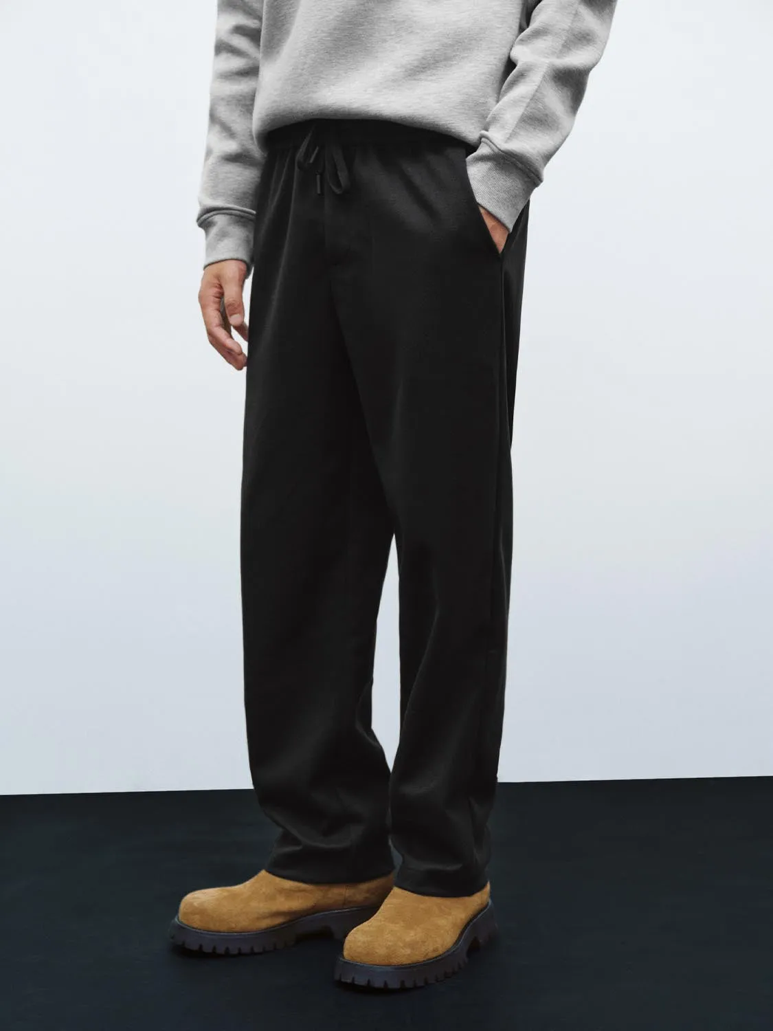 Pull On Straight Leg Pants sold by Urban Revivo product image thumbnail 3