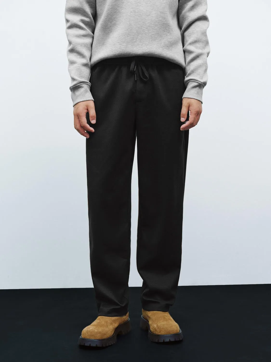 Pull On Straight Leg Pants sold by Urban Revivo