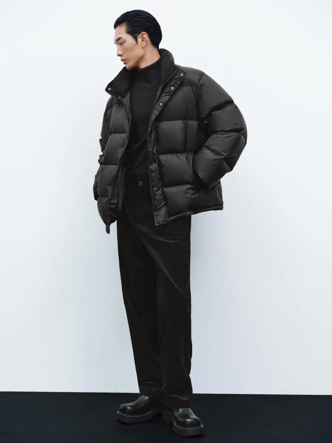 High Neck Puffer Down Jackets sold by Urban Revivo product image thumbnail 5