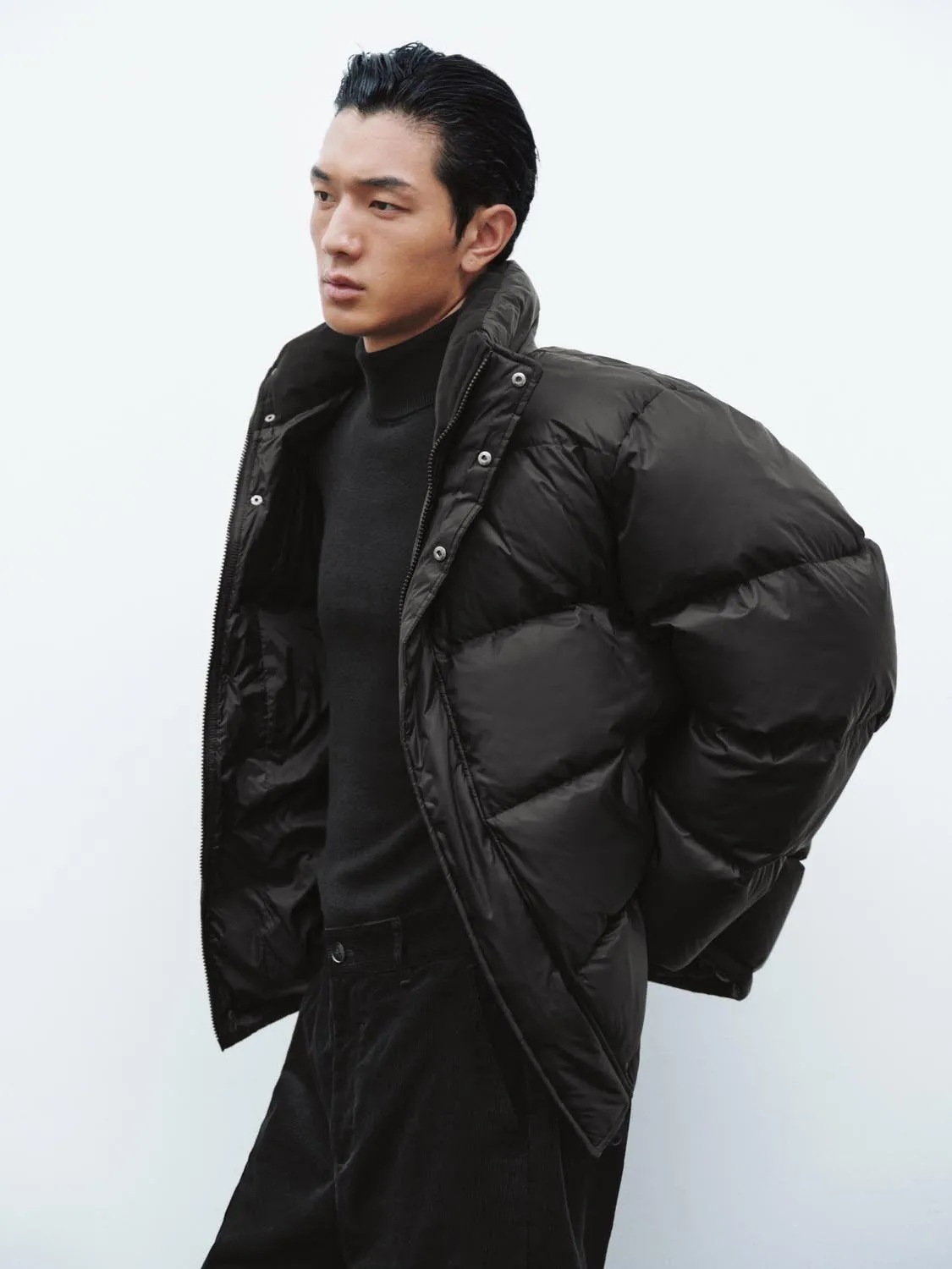 High Neck Puffer Down Jackets sold by Urban Revivo product image thumbnail 2
