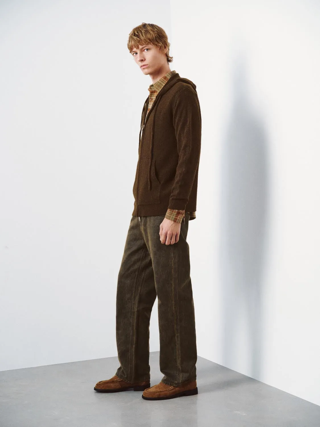 Hooded Drawstring Knitted Cardigans sold by Urban Revivo product image thumbnail 5