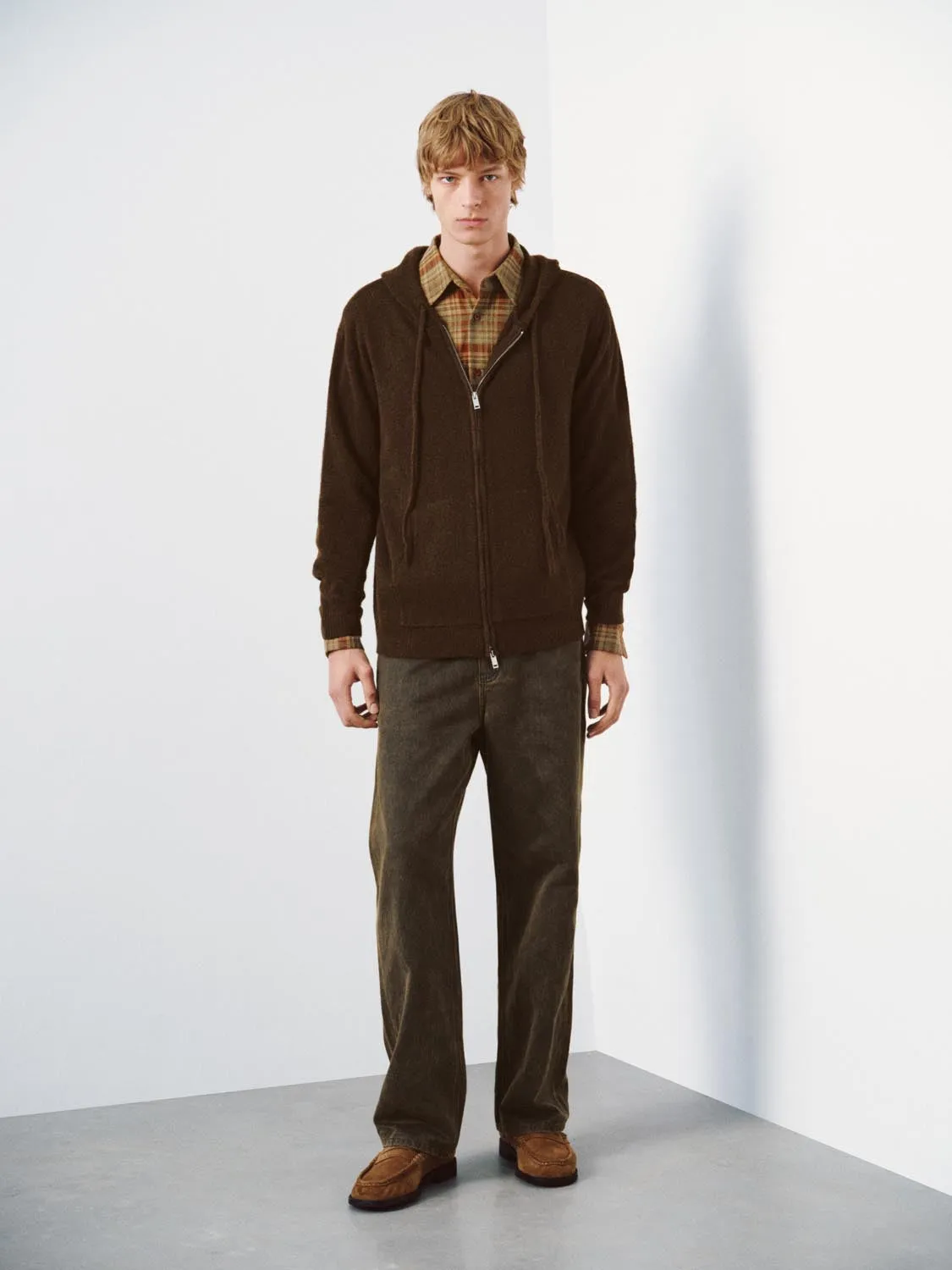 Hooded Drawstring Knitted Cardigans sold by Urban Revivo product image thumbnail 4