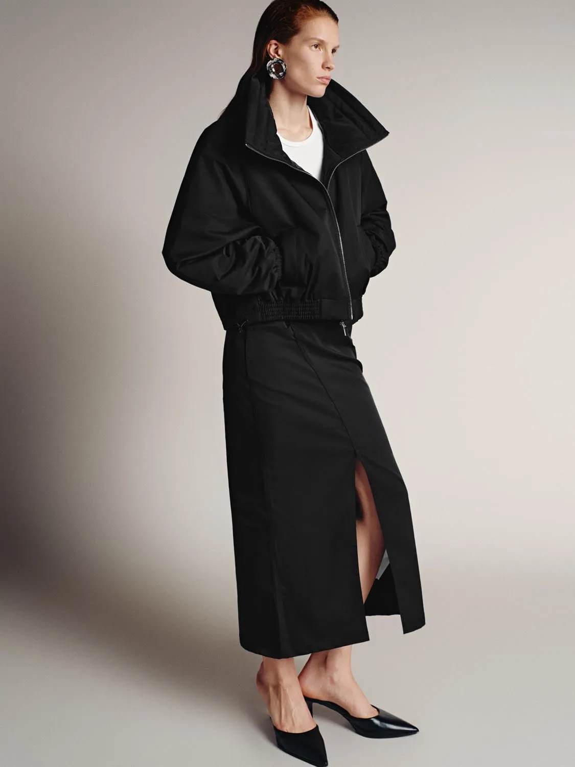 High Neck Full Zip Padded Jackets sold by Urban Revivo product image thumbnail 5