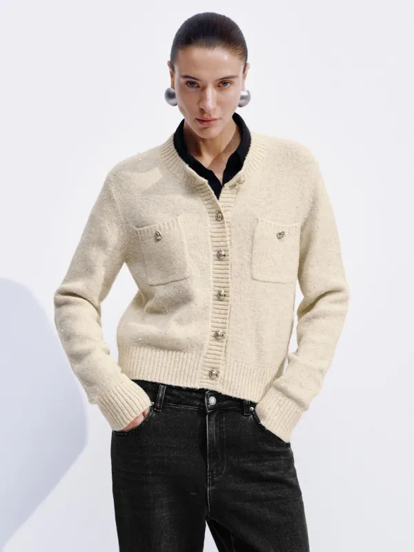 Patch Pockets Knitted Cardigans sold by Urban Revivo