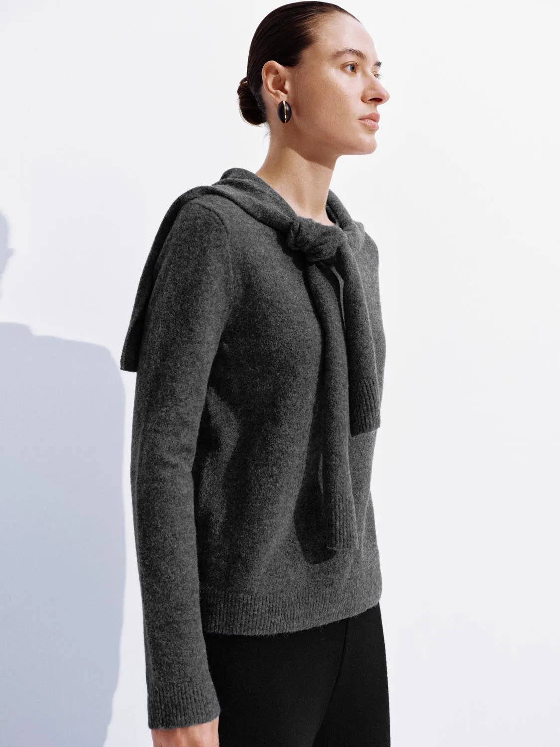 2 In 1 Long Sleeve Knitted T-Shirts sold by Urban Revivo product image thumbnail 2