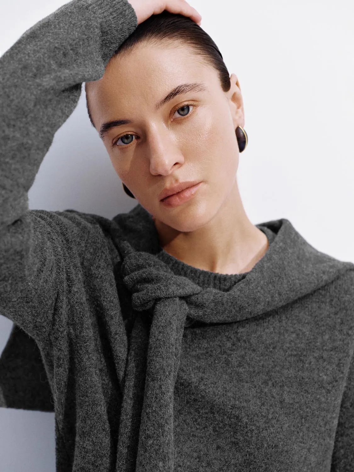 2 In 1 Long Sleeve Knitted T-Shirts sold by Urban Revivo product image thumbnail 3