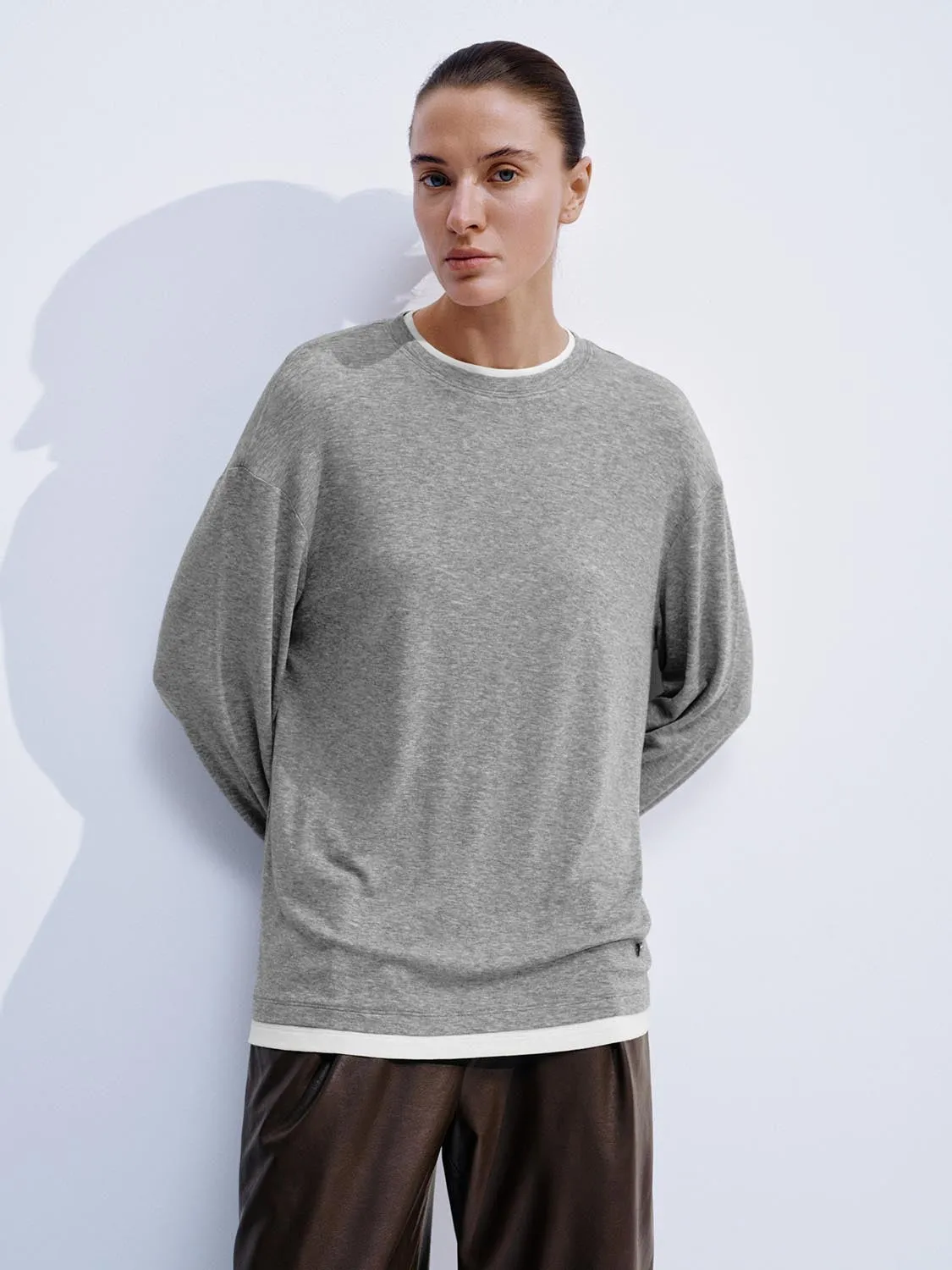 2 In 1 Long Sleeve T-Shirts sold by Urban Revivo