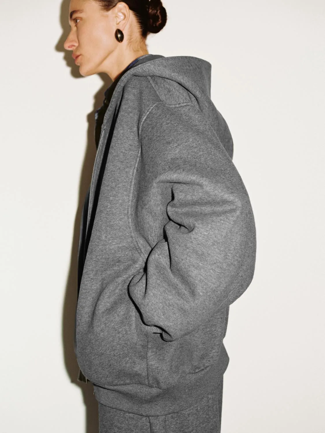 Oversize Hooded Bomber Jackets sold by Urban Revivo product image thumbnail 2