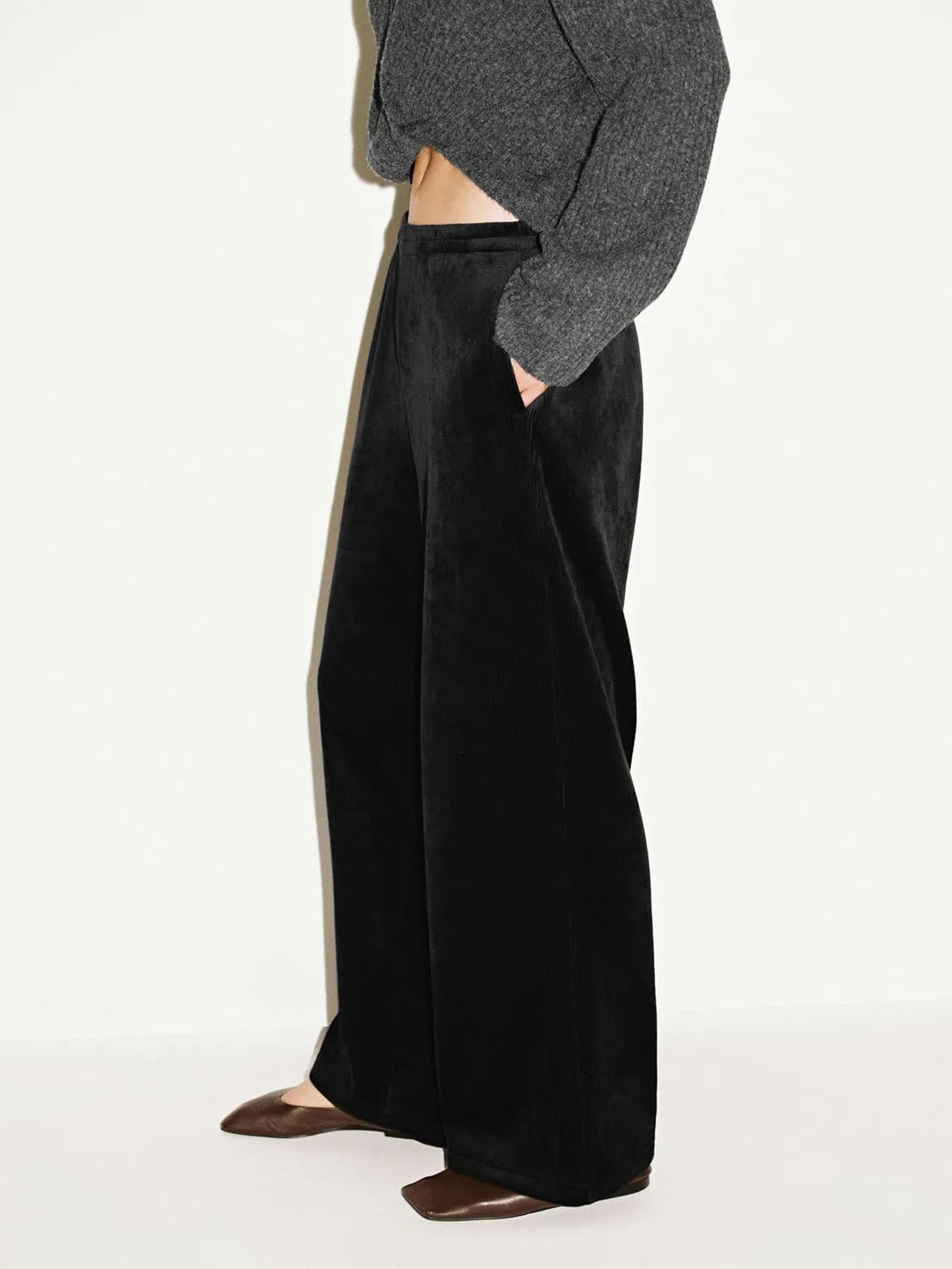 Pull On Straight Leg Pants sold by Urban Revivo product image thumbnail 3