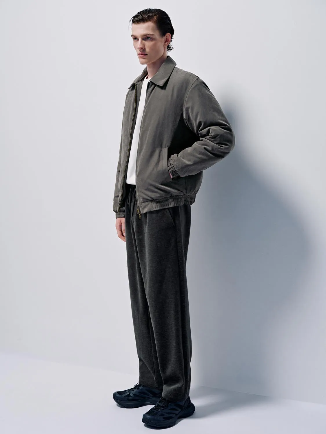 Collared Padded Bomber Jackets sold by Urban Revivo product image thumbnail 4