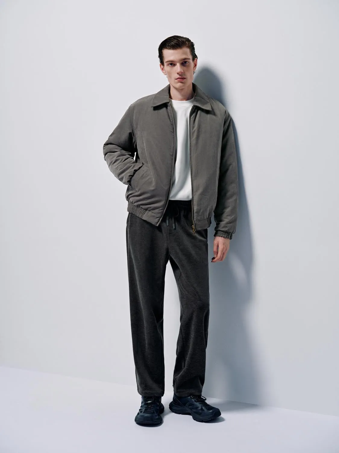 Collared Padded Bomber Jackets sold by Urban Revivo product image thumbnail 5