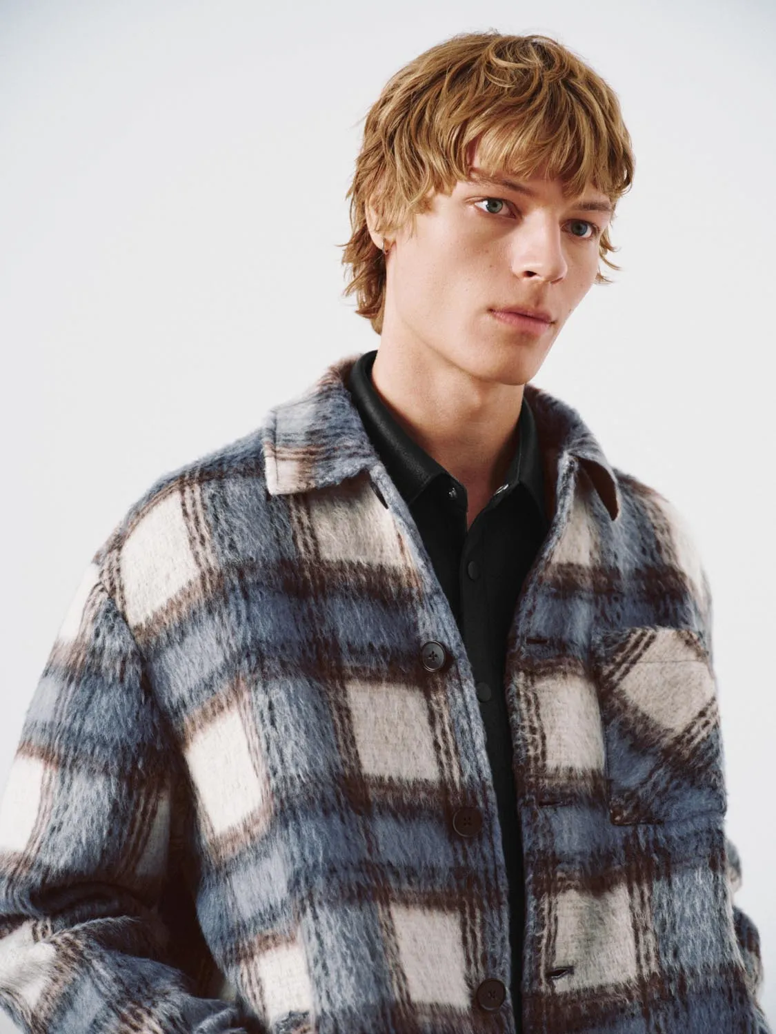 Patch Pocket Thick Check Jackets sold by Urban Revivo product image thumbnail 3