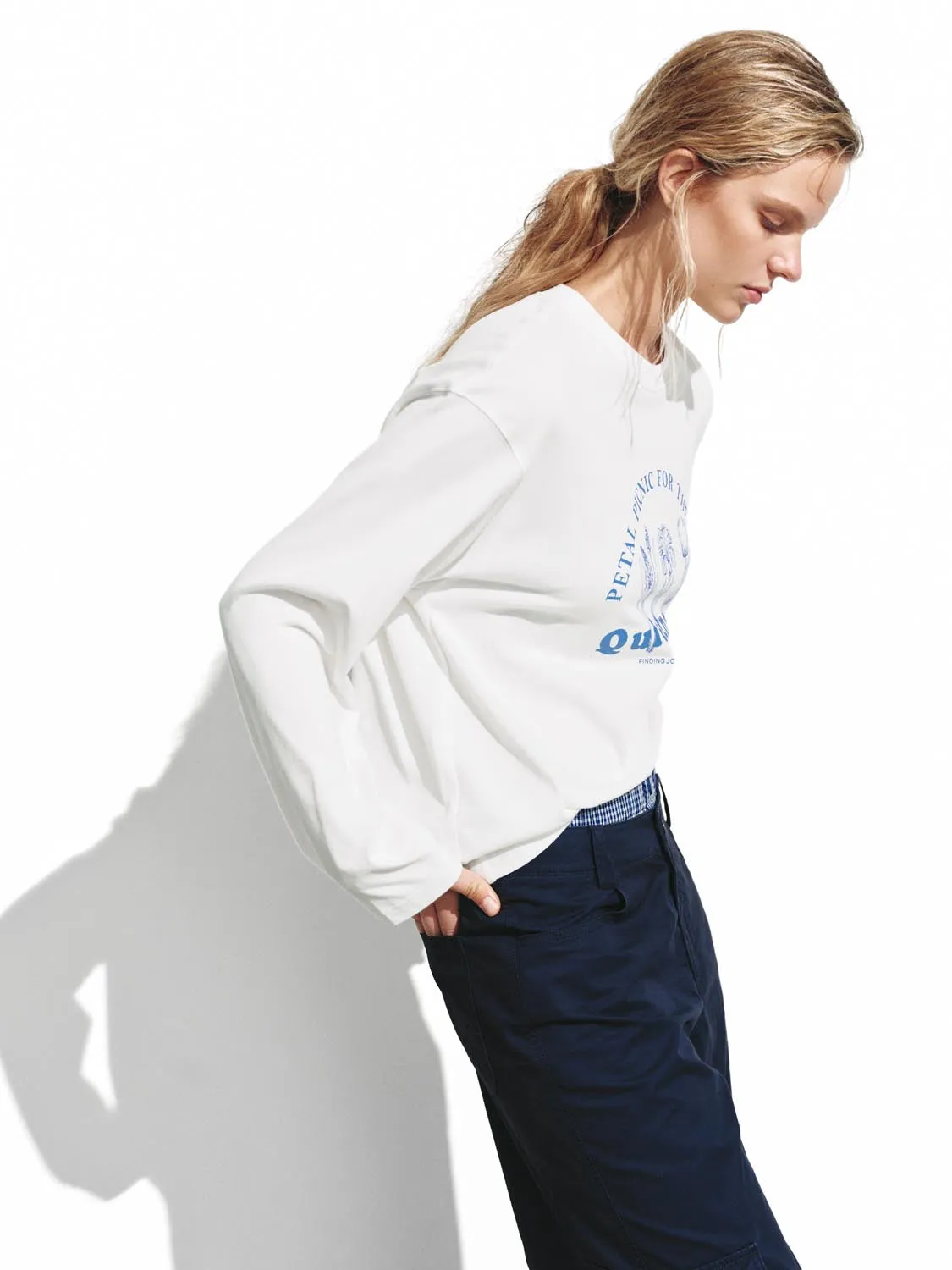 Graphic Long Sleeve T-Shirts sold by Urban Revivo product image thumbnail 2