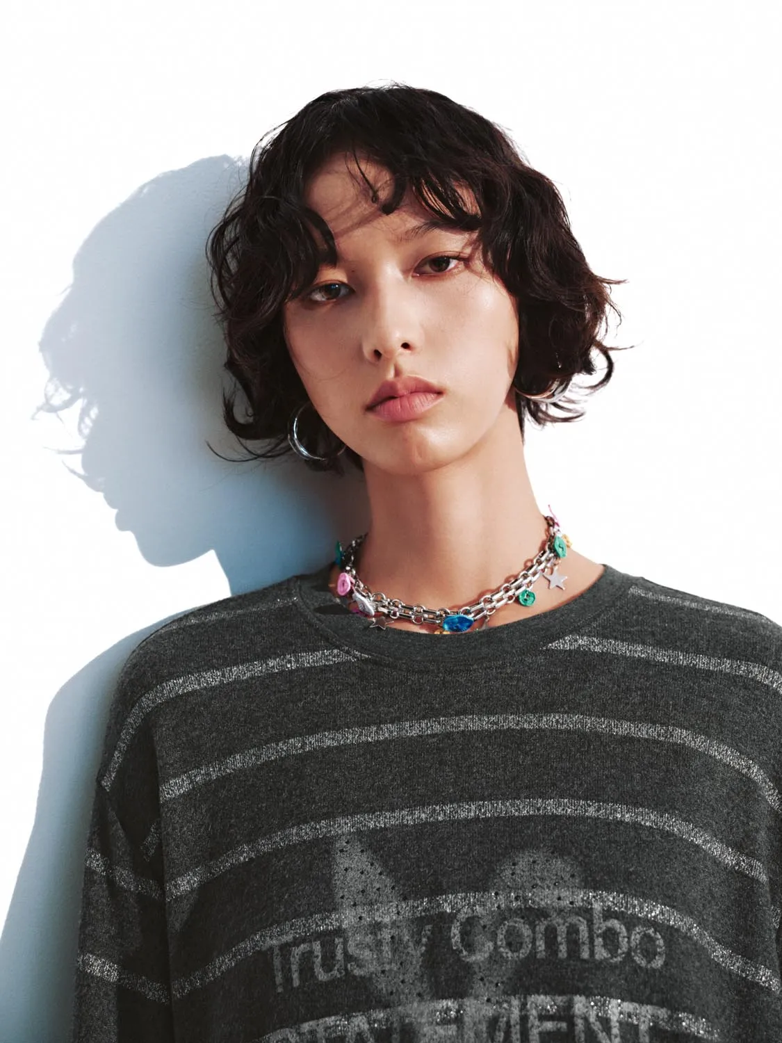 Graphic Striped Long Sleeve T-Shirts sold by Urban Revivo product image thumbnail 3