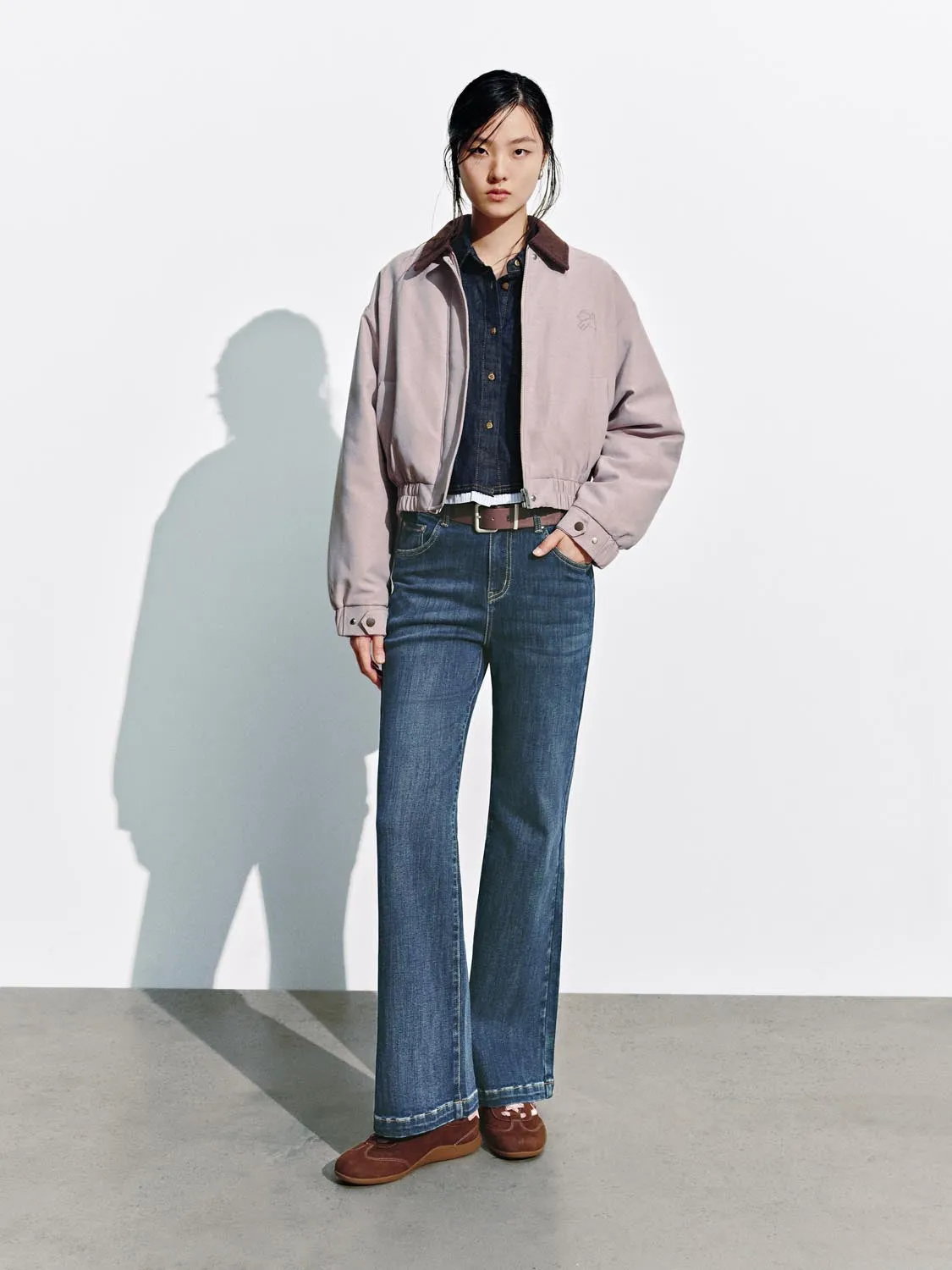 Contrast Collar Padded Bomber Jackets sold by Urban Revivo product image thumbnail 4