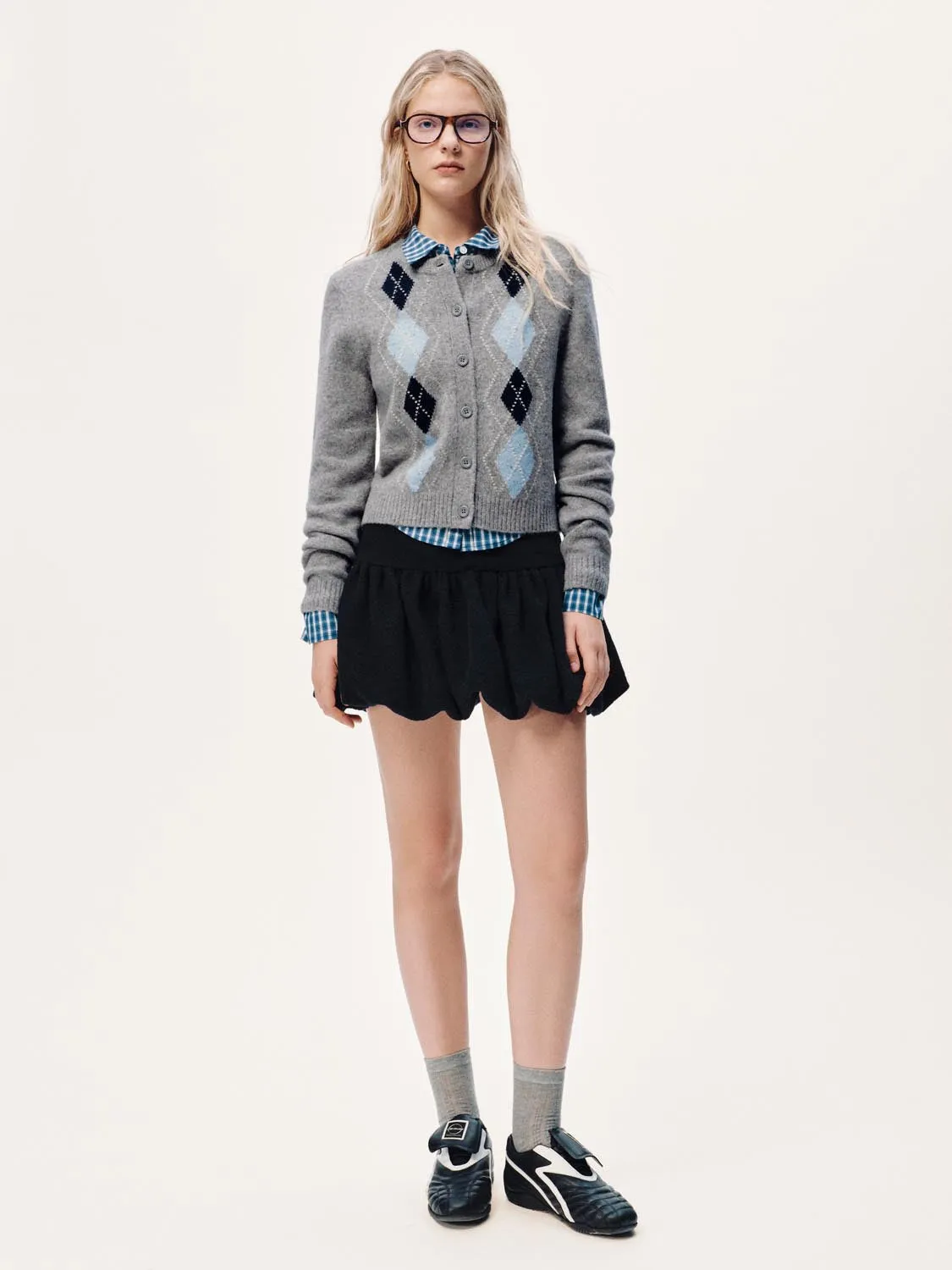 Argyle Knitted Cardigans sold by Urban Revivo product image thumbnail 4