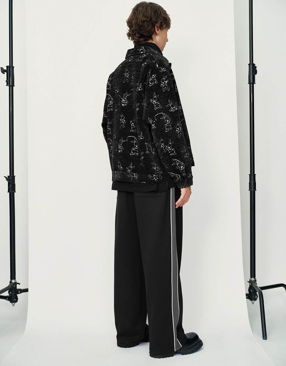 Bunny Printed Oversized Jacket sold by Urban Revivo product image thumbnail 4