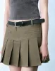 Pleated Mini A-Line Skirt With Belt sold by Urban Revivo