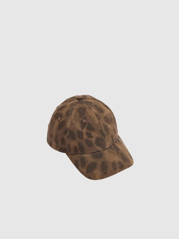 Leopard Print Baseball Cap sold by Urban Revivo