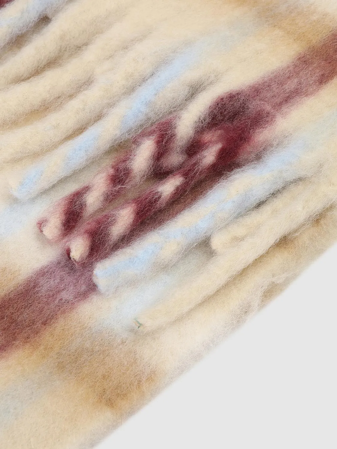 Fluffy Check Fringed Scarf sold by Urban Revivo product image thumbnail 5