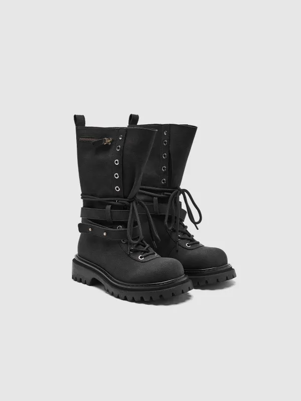 Zipper Detail Chunky Ankle Boots sold by Urban Revivo