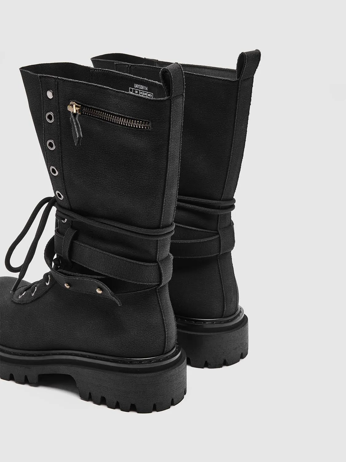 Zipper Detail Chunky Ankle Boots sold by Urban Revivo product image thumbnail 5