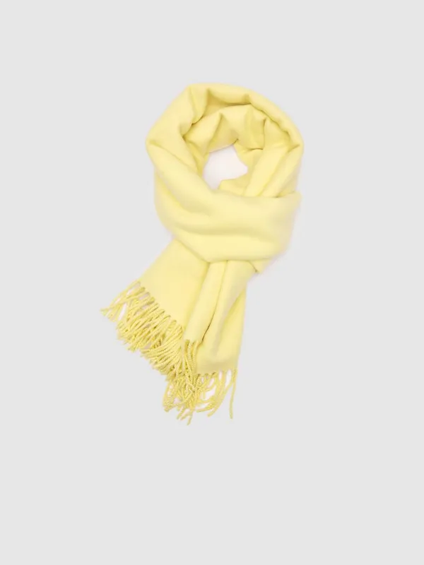 Fringed Solid Scarf sold by Urban Revivo