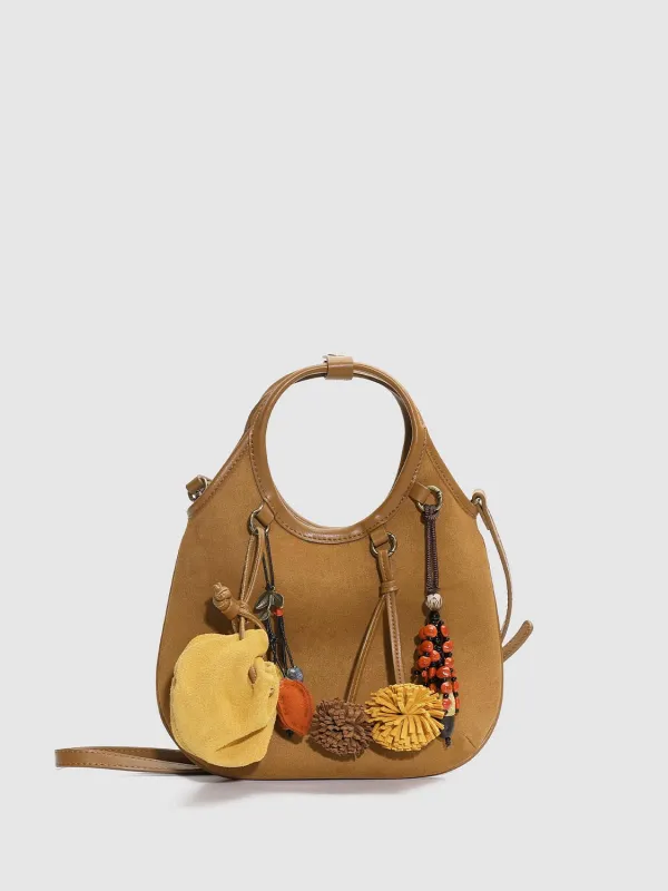 Charm Handle Shoulder Bags sold by Urban Revivo