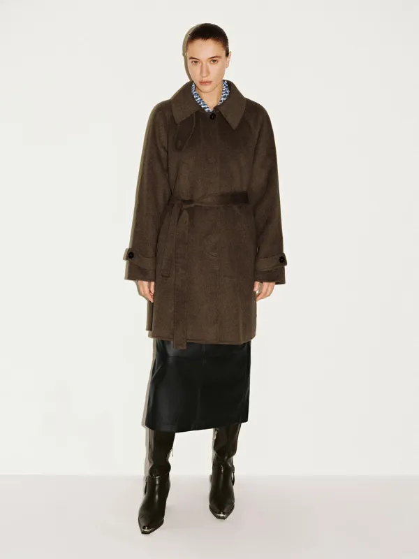 High Neck Belted Wool Blend Coats sold by Urban Revivo