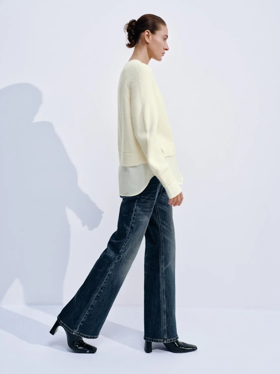 2 In 1 Long Sleeve Knitted T-Shirts sold by Urban Revivo product image thumbnail 4