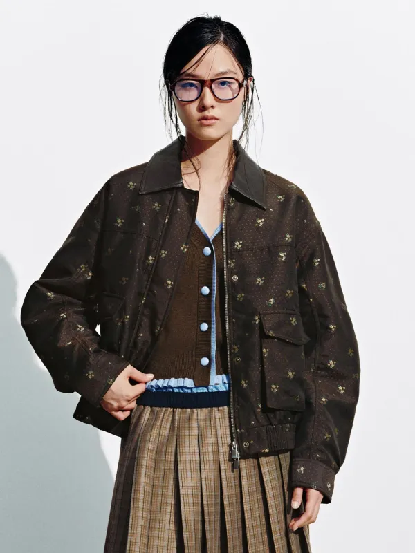 Floral Printed Bomber Jackets sold by Urban Revivo