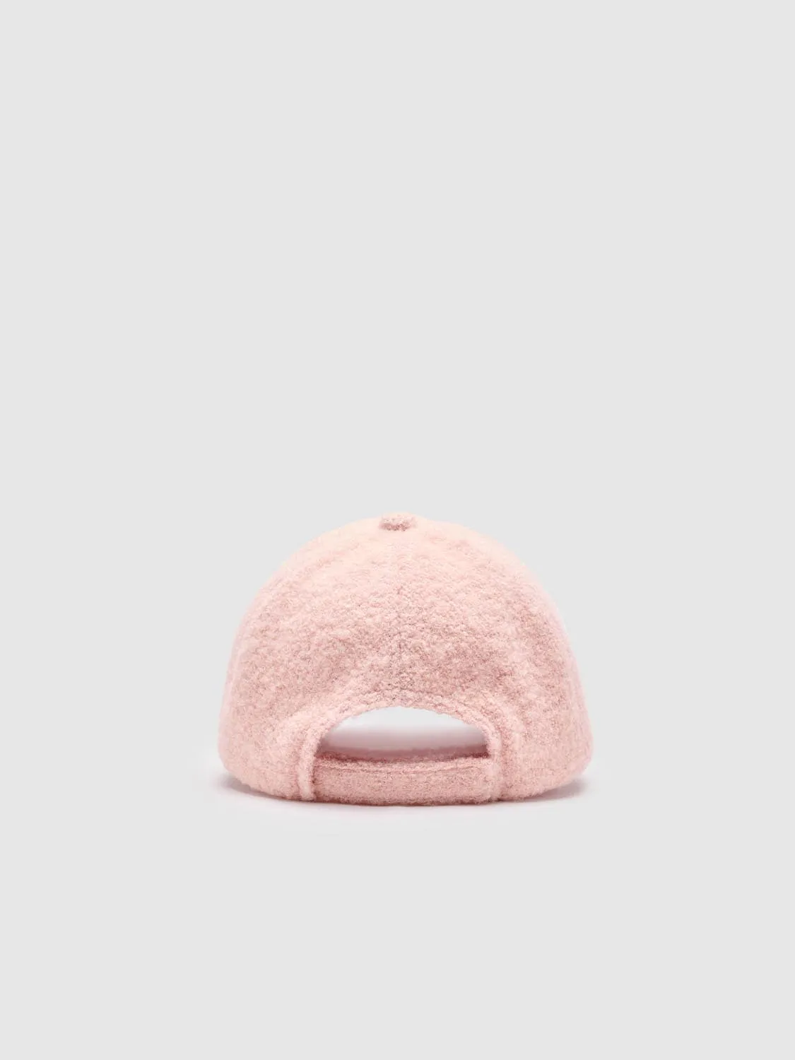 Embroidered Fluffy Wool Blend Baseball Caps sold by Urban Revivo product image thumbnail 3
