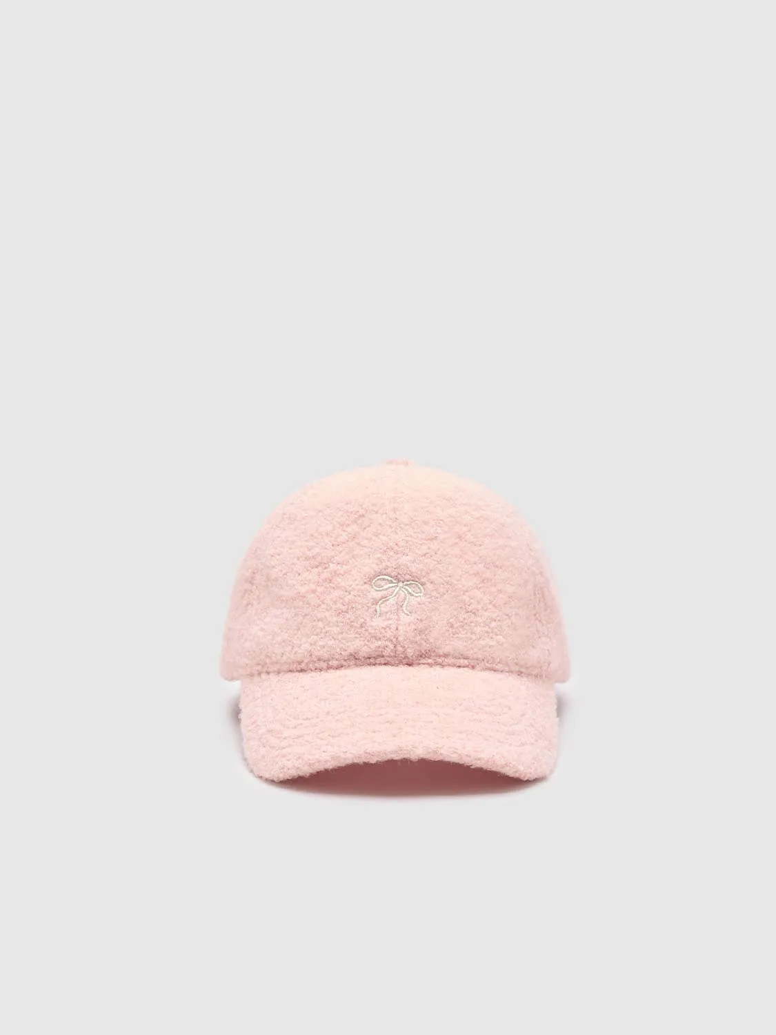 Embroidered Fluffy Wool Blend Baseball Caps sold by Urban Revivo product image thumbnail 4