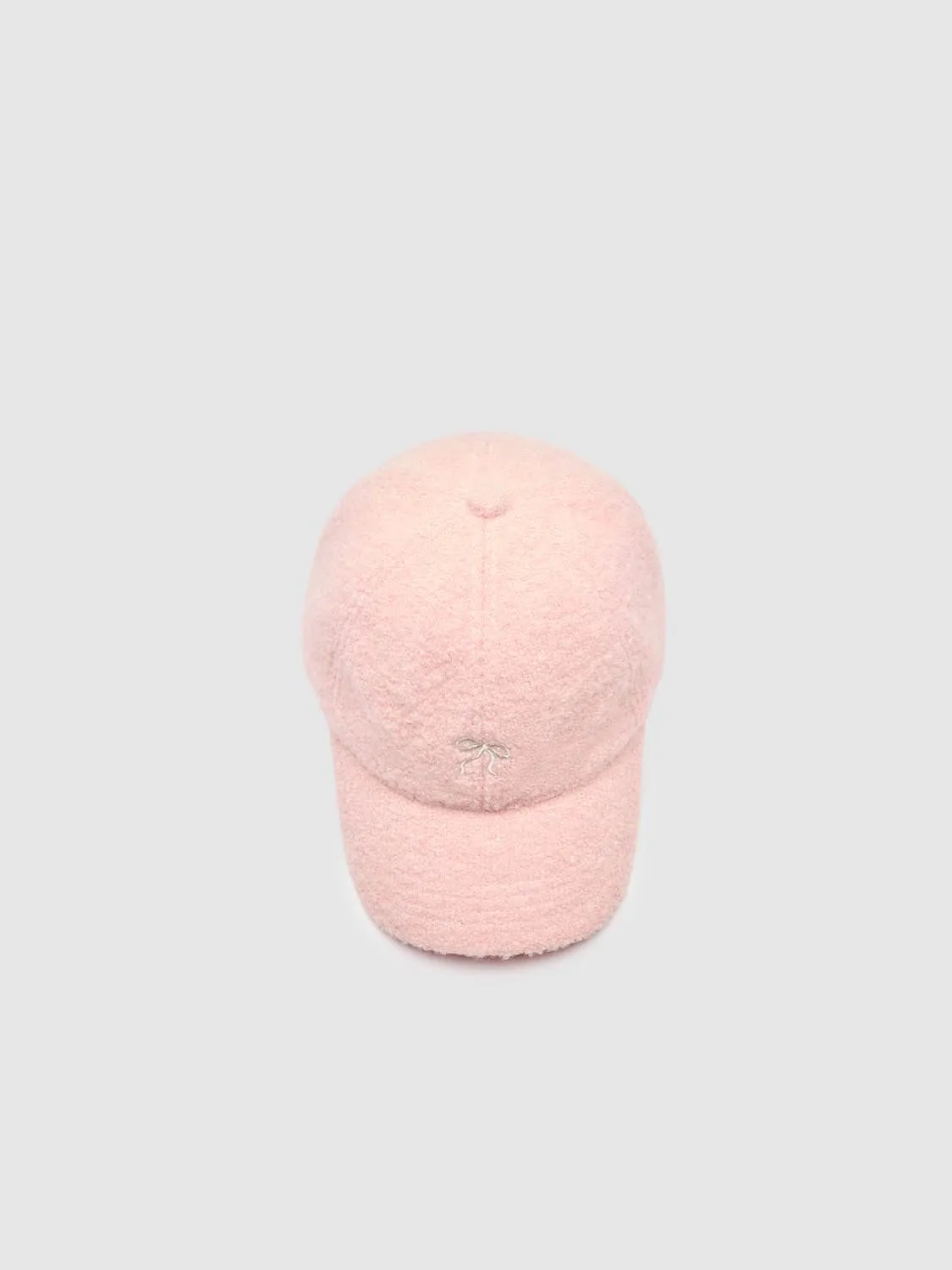 Embroidered Fluffy Wool Blend Baseball Caps sold by Urban Revivo product image thumbnail 2