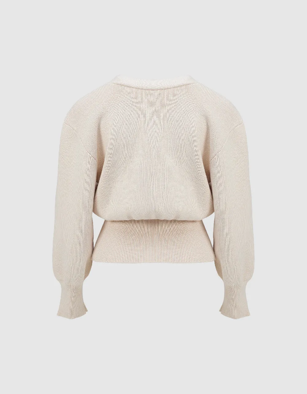 V-Neck One Button Skater Knitted Cardigan sold by Urban Revivo product image thumbnail 5