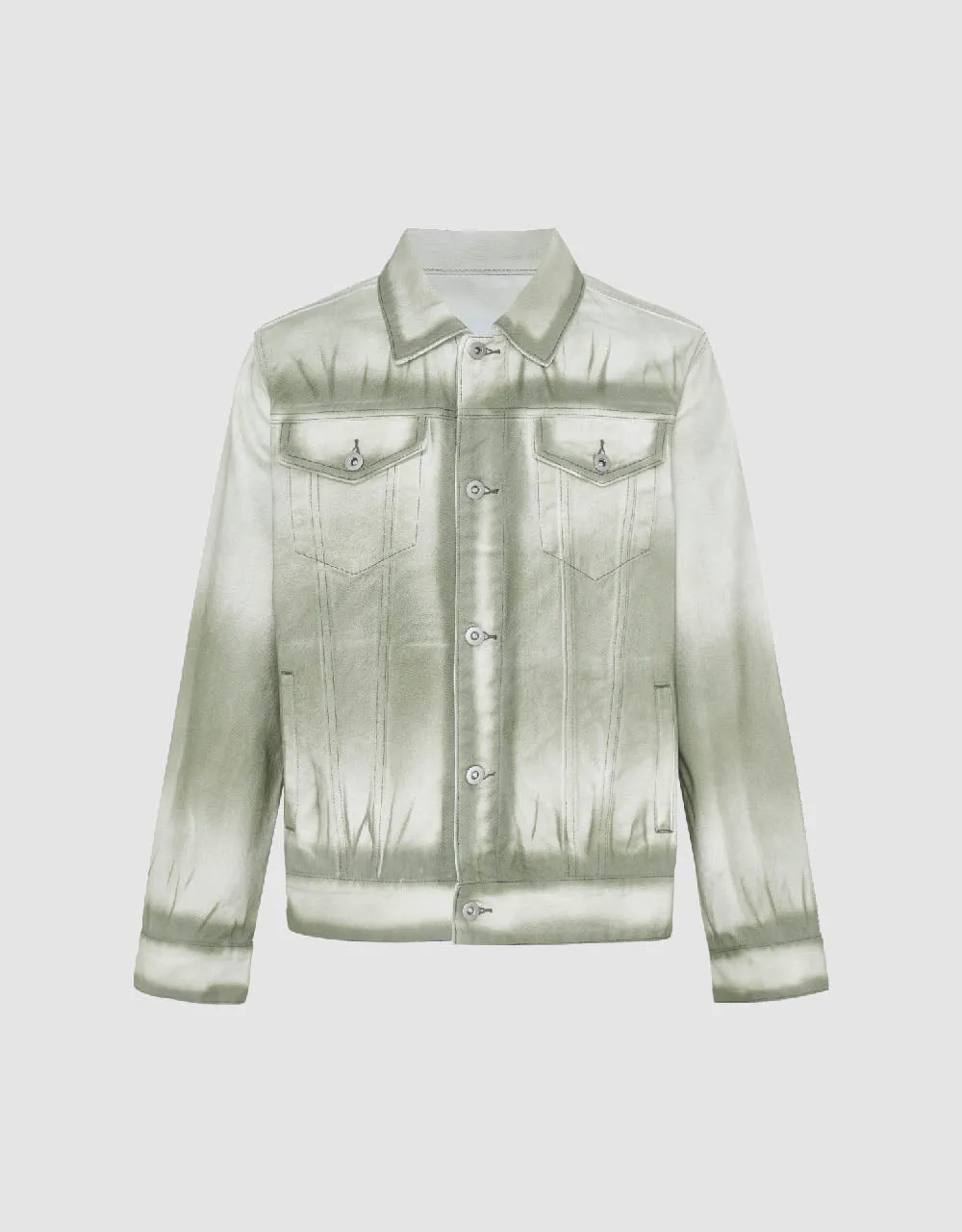 Gradient Loose Denim Jacket sold by Urban Revivo