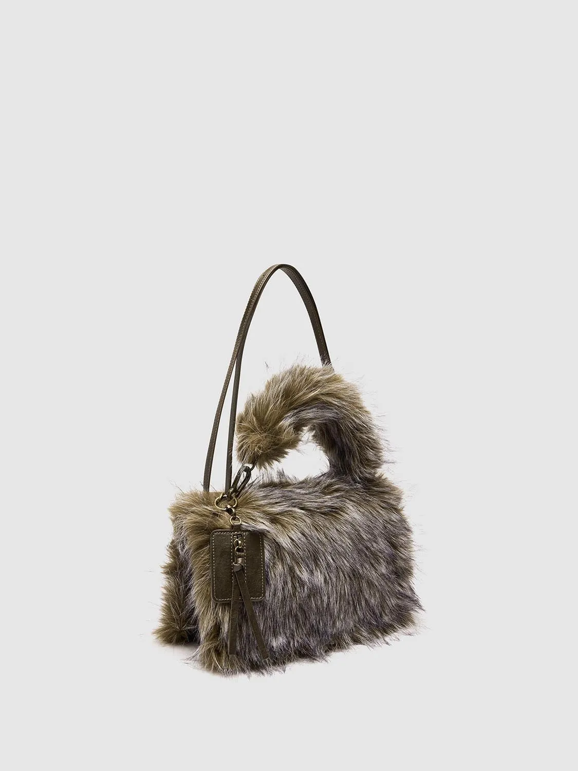 Faux Fur Handle Shoulder Bags sold by Urban Revivo product image thumbnail 3