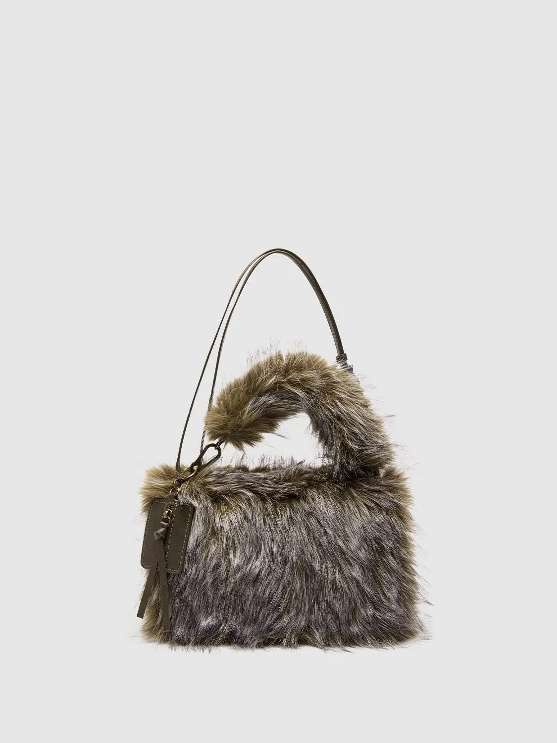 Faux Fur Handle Shoulder Bags sold by Urban Revivo