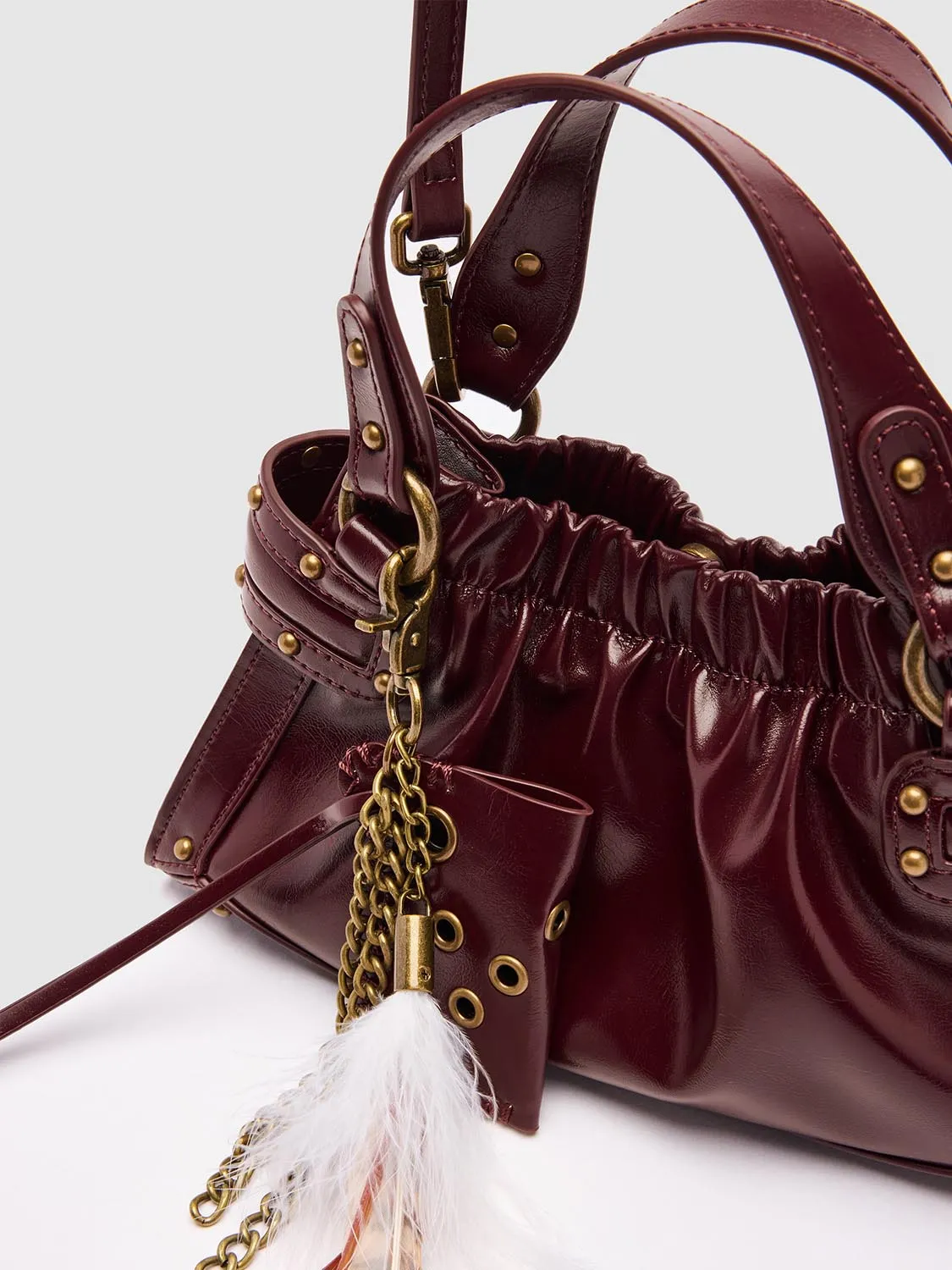 Ruched Handle Shoulder Mini Bags sold by Urban Revivo product image thumbnail 4