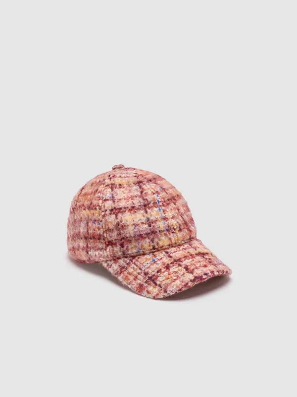 Wool Blend Brushed Checked Cap sold by Urban Revivo