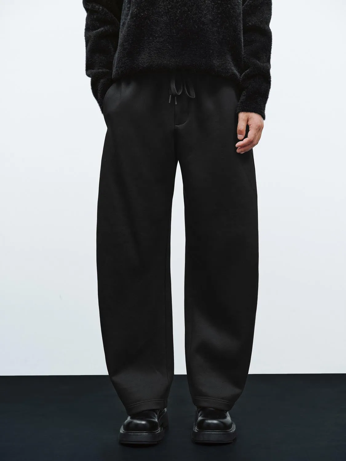 Drawstring Pull On Barrel Leg Pants sold by Urban Revivo